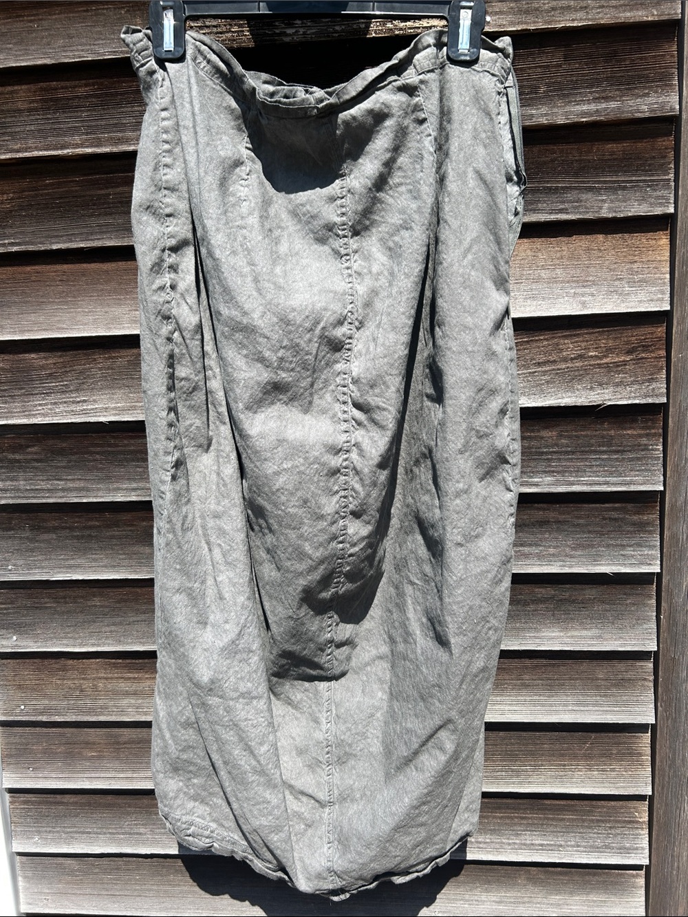 Midi Skirt in Gray - Classic Casual